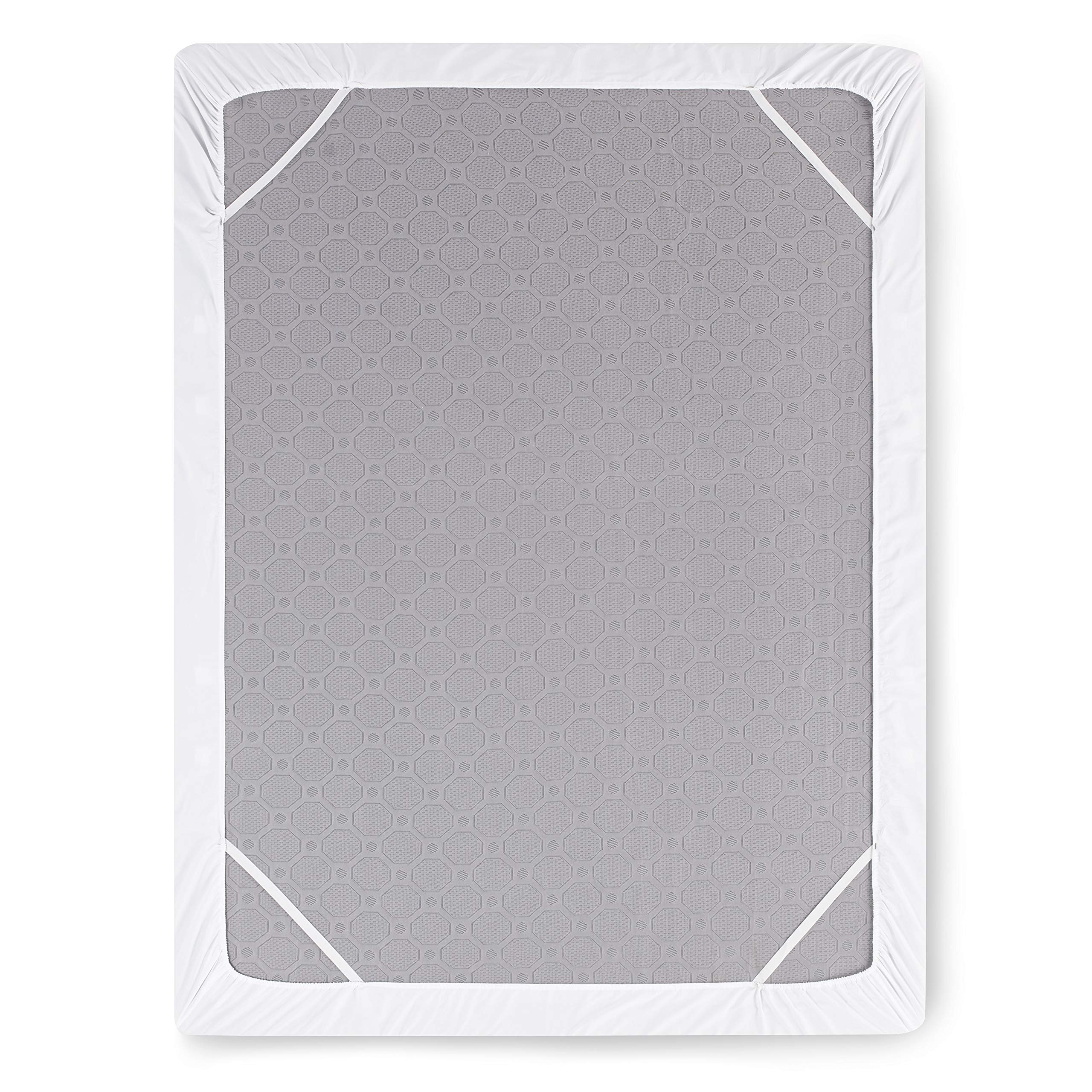 Nestl Extra Deep Pocket Full Fitted Sheet, Light Grey Full Size Fitted Sheet Only, 1800 Microfiber Fitted Bed Sheet, Ultra Soft Full Bed Fitted Sheet Fits Up To 24 Inch Mattress