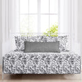Laura Ashley Home - Daybed Set, Lightweight Bedding with Matching Shams & Pillow Cover, Home Decor for All Seasons (Amberley Bla
