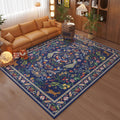 Rugcomf Living Room Rug 5x7 Rug Machine Washable Area Rug Floral Non-Slip Low Pile Large Rugs for Living Room, Bedroom, Farmhous