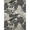 Dalyn Rugs Tropics Tc16 Black 3' X 5' Indoor Outdoor Area Rug, Easy Clean, Machine Washable, Non Shedding, Bedroom, Living Room, Dining Room, Kitchen, Patio Rug