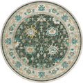 Marbella Mb6Ol8Ro 8 Ft. Marbella Mb6 Round Rug, Olive