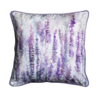 Maison D' Hermine Decorative Pillow Cover 100% Cotton, Toile Washable Cushion Cover With Invisible Zipper For Living Room, Sofa, Rose Lavender Sage - Lavender Morning - Spring/Summer (18'X18')