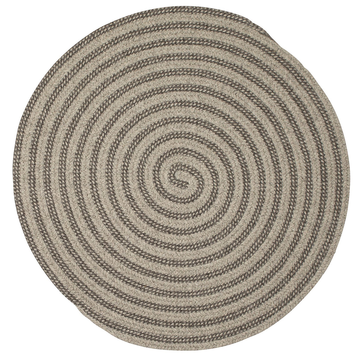 Woodland Round Rugs, 6' X 6' Round, Dark Gray