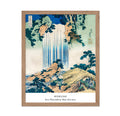 Poster Master Traditional Poster - Illustration Print - Yoro Waterfall in Mino Province, Abstract Landscape, Japanese - Gift for