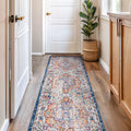 Rugshop Vintage Distressed Bohemian Runner Rug 27 x 6 Multi