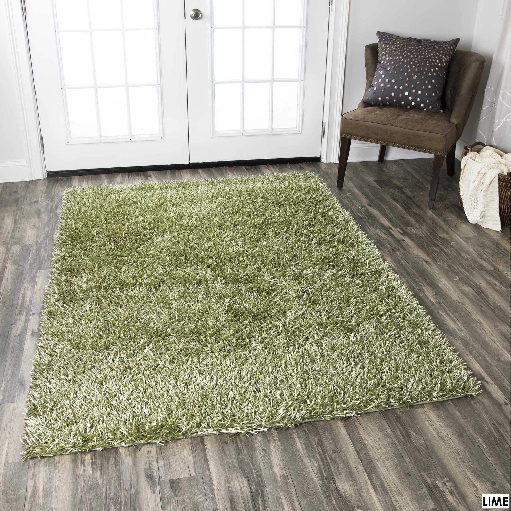 Rizzy Home | Km2315 | Kempton Collection | Polyester Area Rug | 3' Round | Khaki Solid
