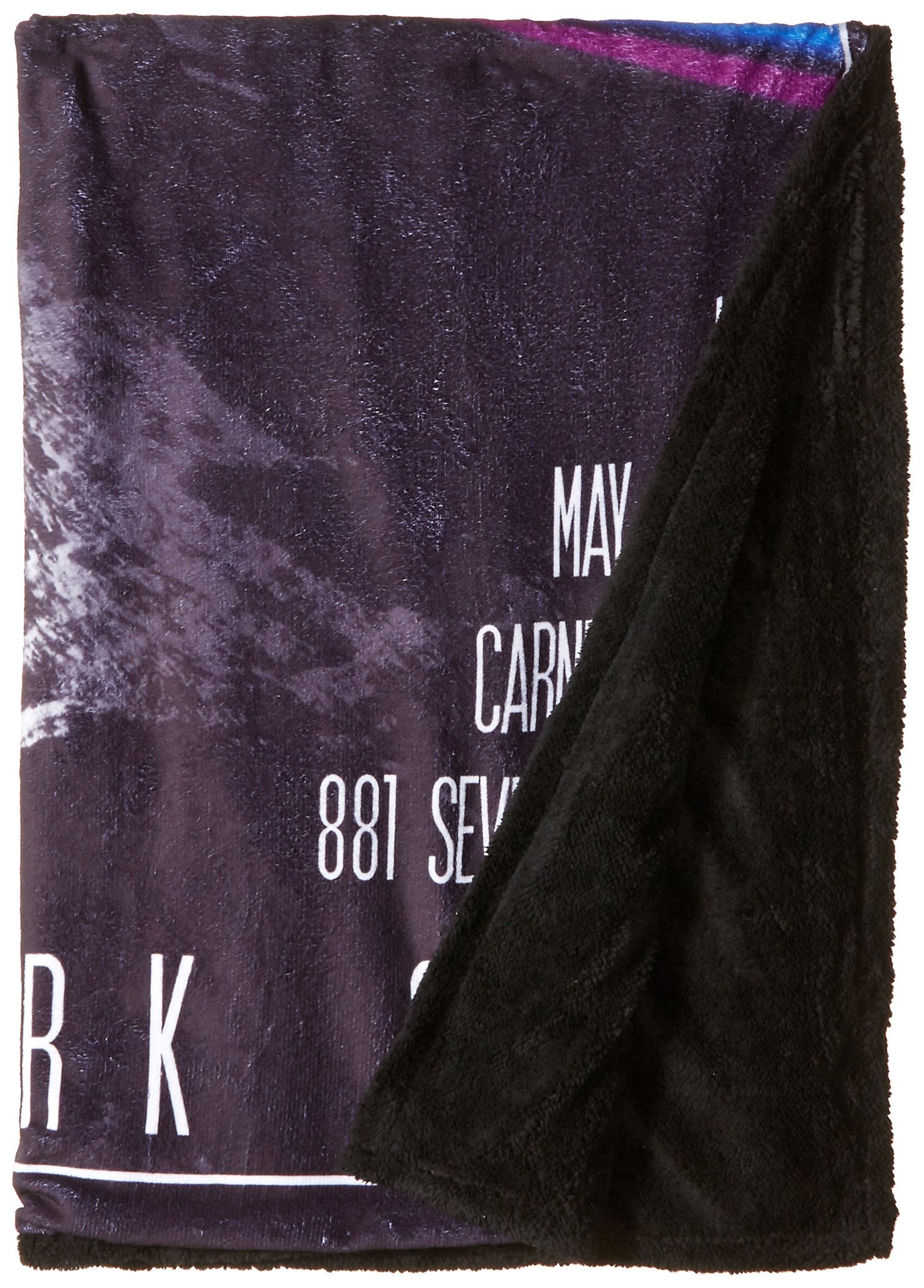 Liquid Blue Men'S Standard Pink Floyd Dark Side Live Warm Coral Fleece Throw Blanket, Multi, 50' X 60'