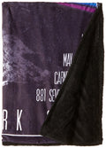 Liquid Blue Men'S Standard Pink Floyd Dark Side Live Warm Coral Fleece Throw Blanket, Multi, 50' X 60'