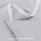 Ntbay 500 Thread Count 100% Egyptian Cotton King Pillowcases, Super Soft And Breathable Envelope Closure Pillow Cases, 20X36 Inches, Light Grey