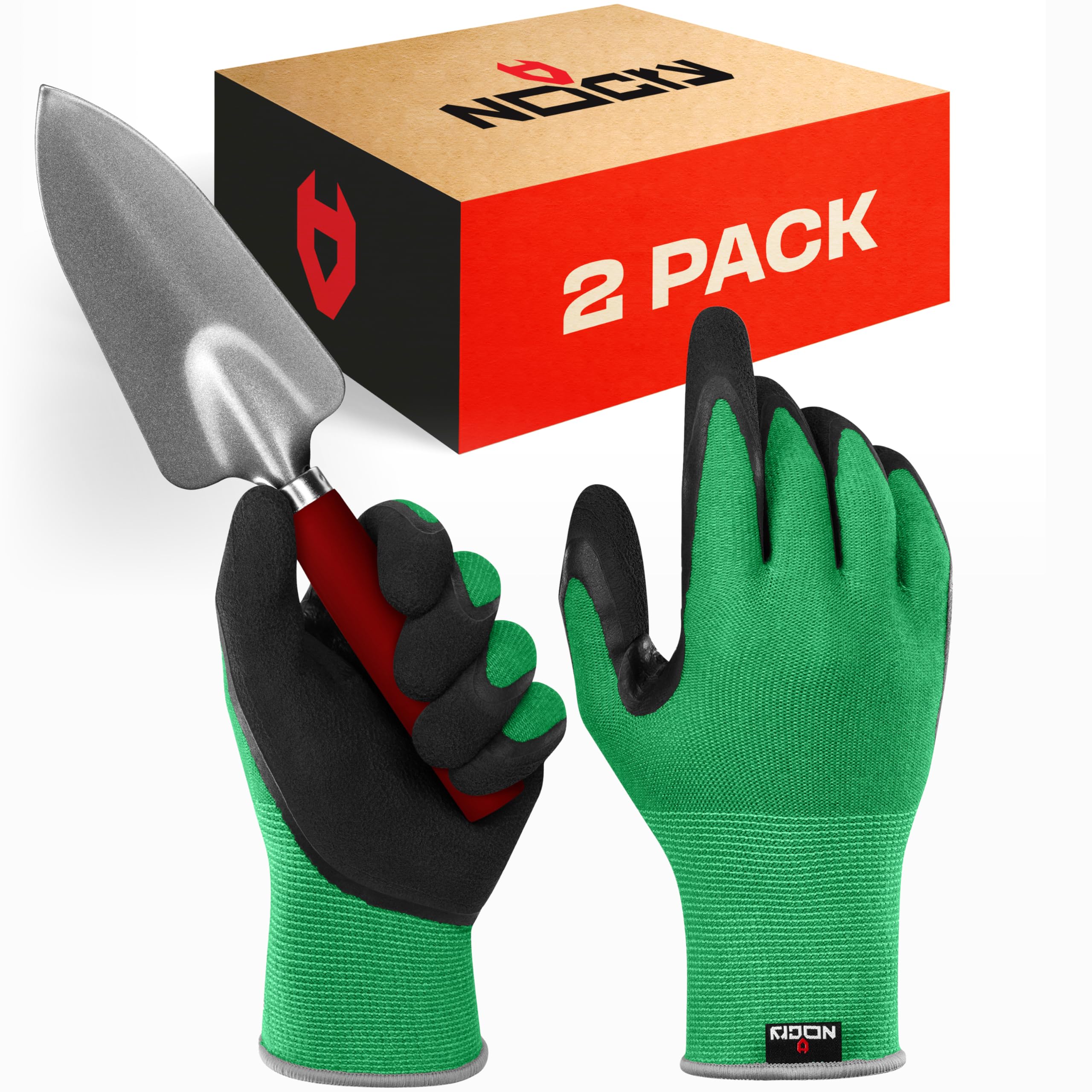 Nocry Reinforced Bamboo Gardening Gloves For Women And Men With Strong Grip And Snug Fit - Breathable Bamboo Gloves For Gardenin