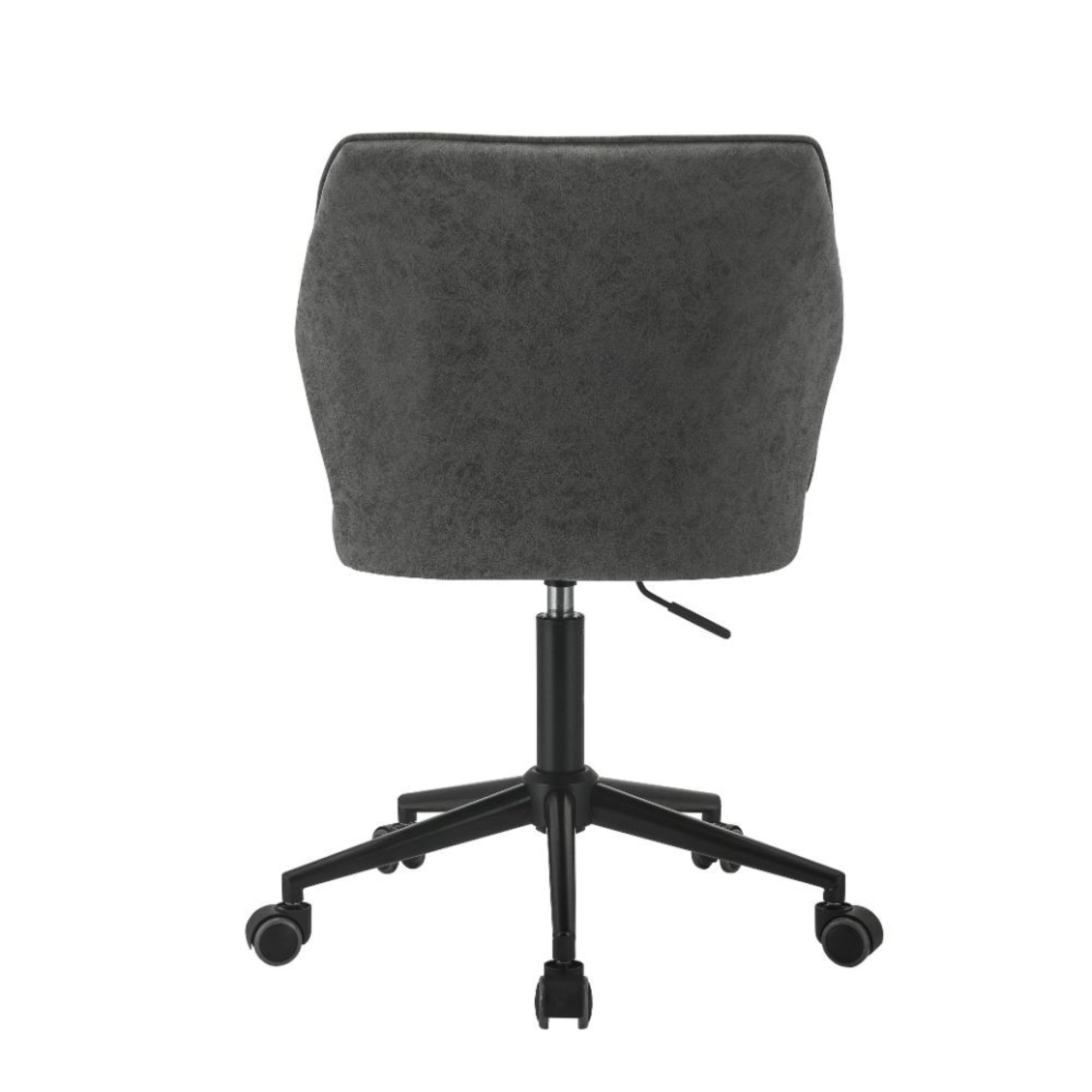 Acme Pakuna Faux Leather Armless Office Chair - Thumbnail 3