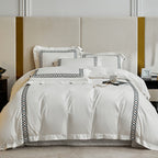 CasaFoyer 120TC  Cotton Four Piece Luxury Pure Cotton Bedding set