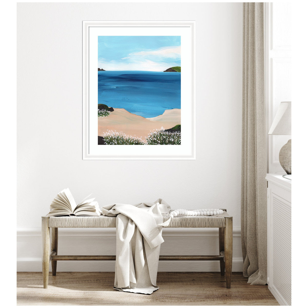 Framed Art Midday at Sea by Nikita Jariwala