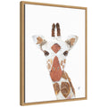 Giraffe by Madeline Jeppesen Framed Canvas Wall Art Print