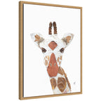 Giraffe by Madeline Jeppesen Framed Canvas Wall Art Print