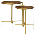 2 Pc Nesting Table Living Room Transitional