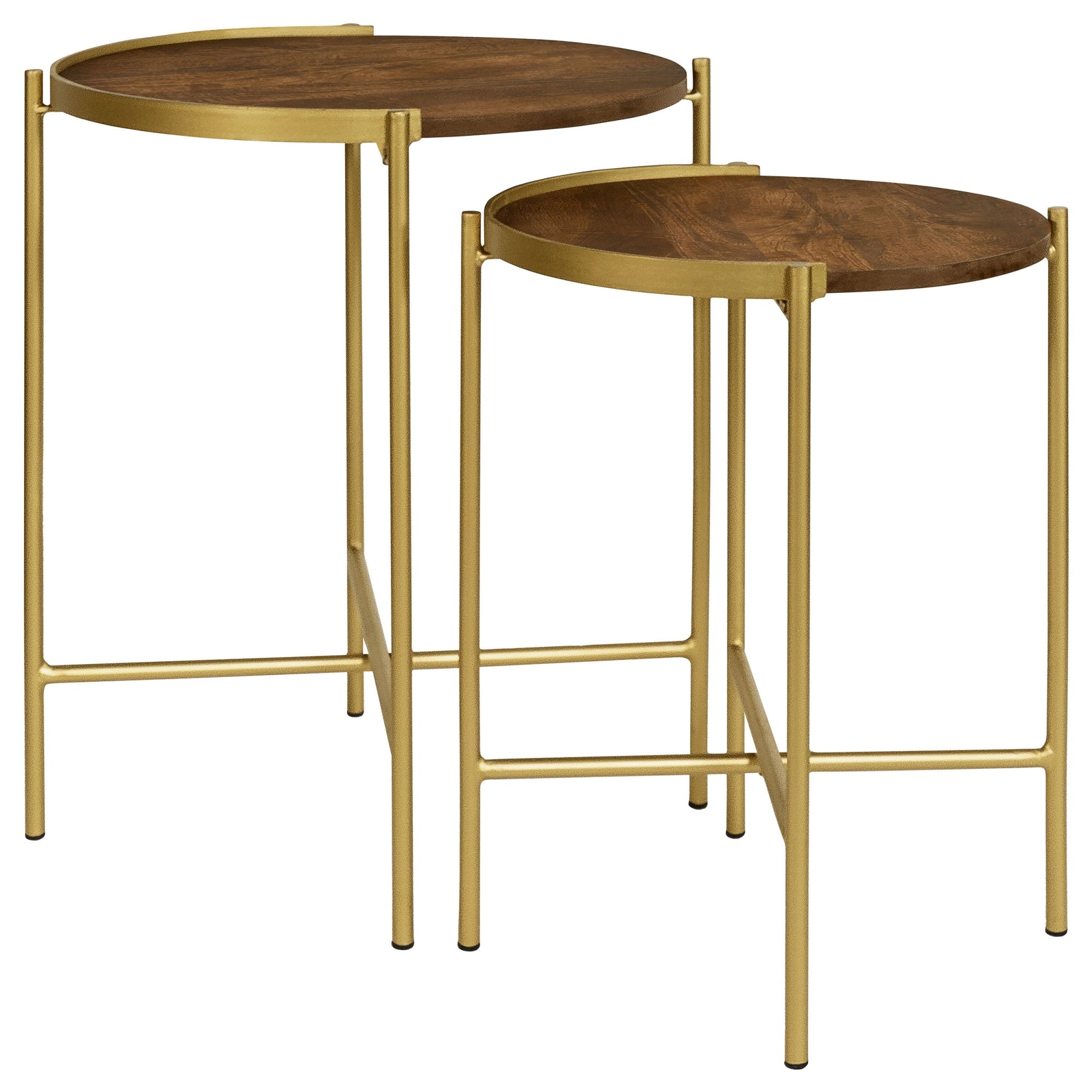 2 Pc Nesting Table Living Room Transitional
