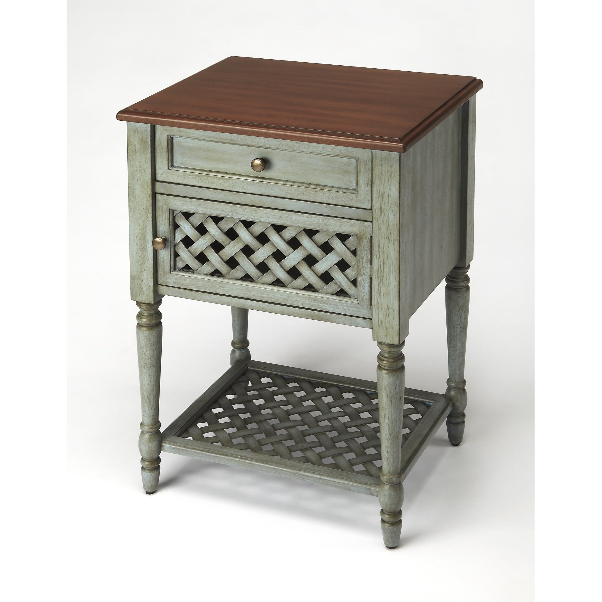 Butler Chadway Rustic Blue End Table