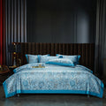 CasaFoyer 140TC Cotton Satin Digital Printed Four-piece Bedding Set