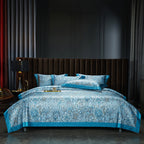 CasaFoyer 140TC Cotton Satin Digital Printed Four-piece Bedding Set