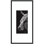 Scottish Highland by Crystal Lynn Collins Framed Wall Art Print