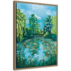 Botanical Garden by Lucia Gianello Framed Canvas Wall Art Print