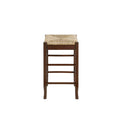 24 SQUARE RUSH CNTR STOOL [CAPPUCCINO]