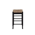 24 SQUARE RUSH CNTR STOOL [BLACK]