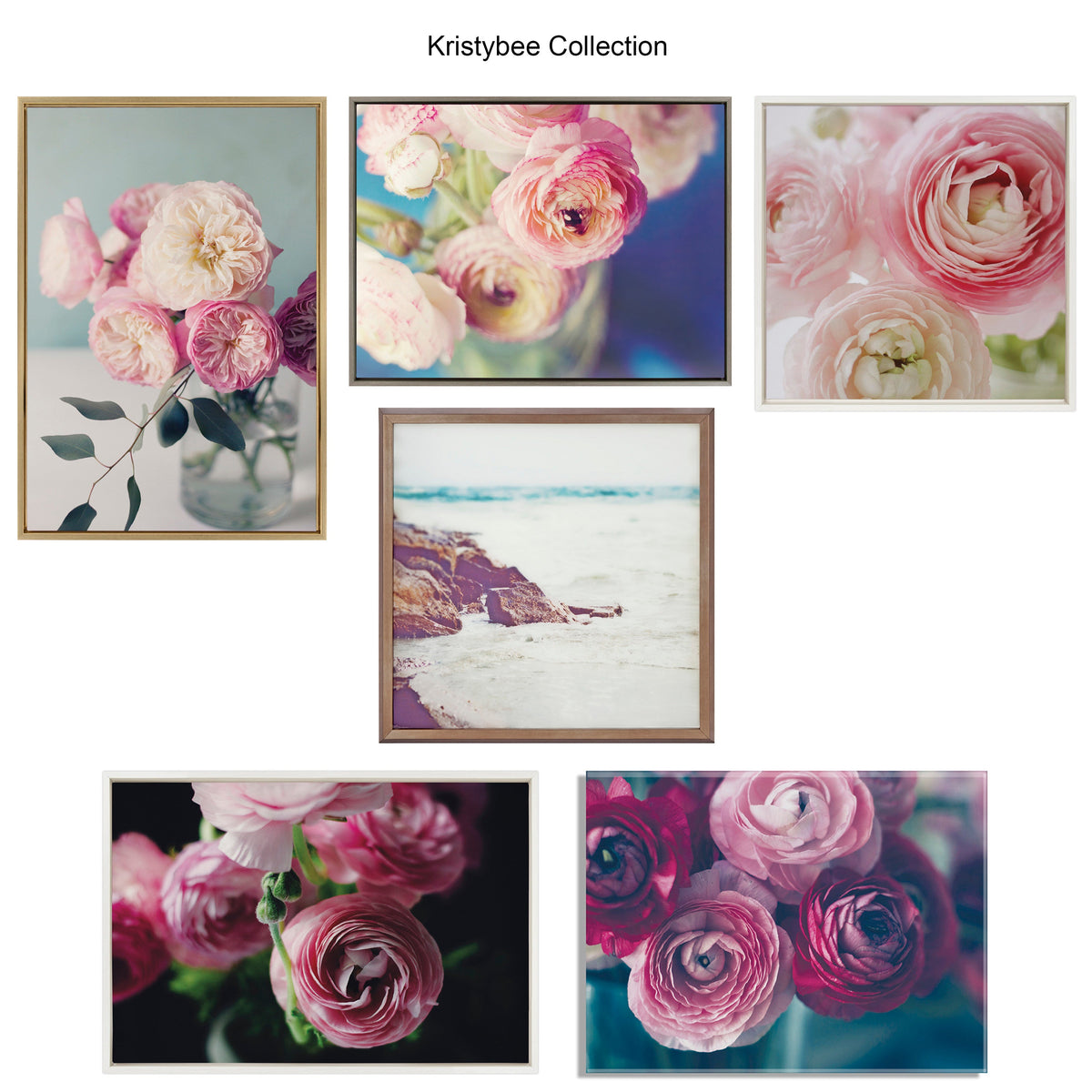 Sylvie Pink Dreams Framed Canvas by Kristy Campbell
