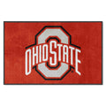 Ohio State4X6 Hightraffic Mat With Durable Rubber Backing  Landscape Orientation