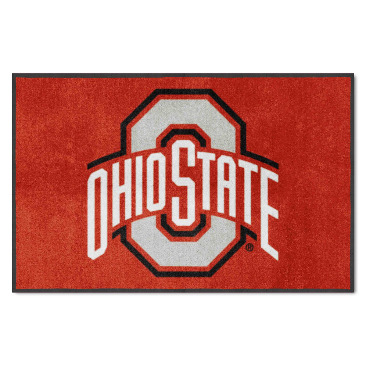 Ohio State4X6 Hightraffic Mat With Durable Rubber Backing  Landscape Orientation