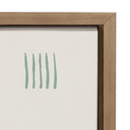 Sylvie Thinking of You Framed Canvas by Rachel Lee of My Dream Wall