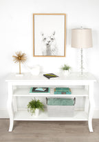 Sylvie Alpaca Framed Canvas by Simon Te of Tai Prints