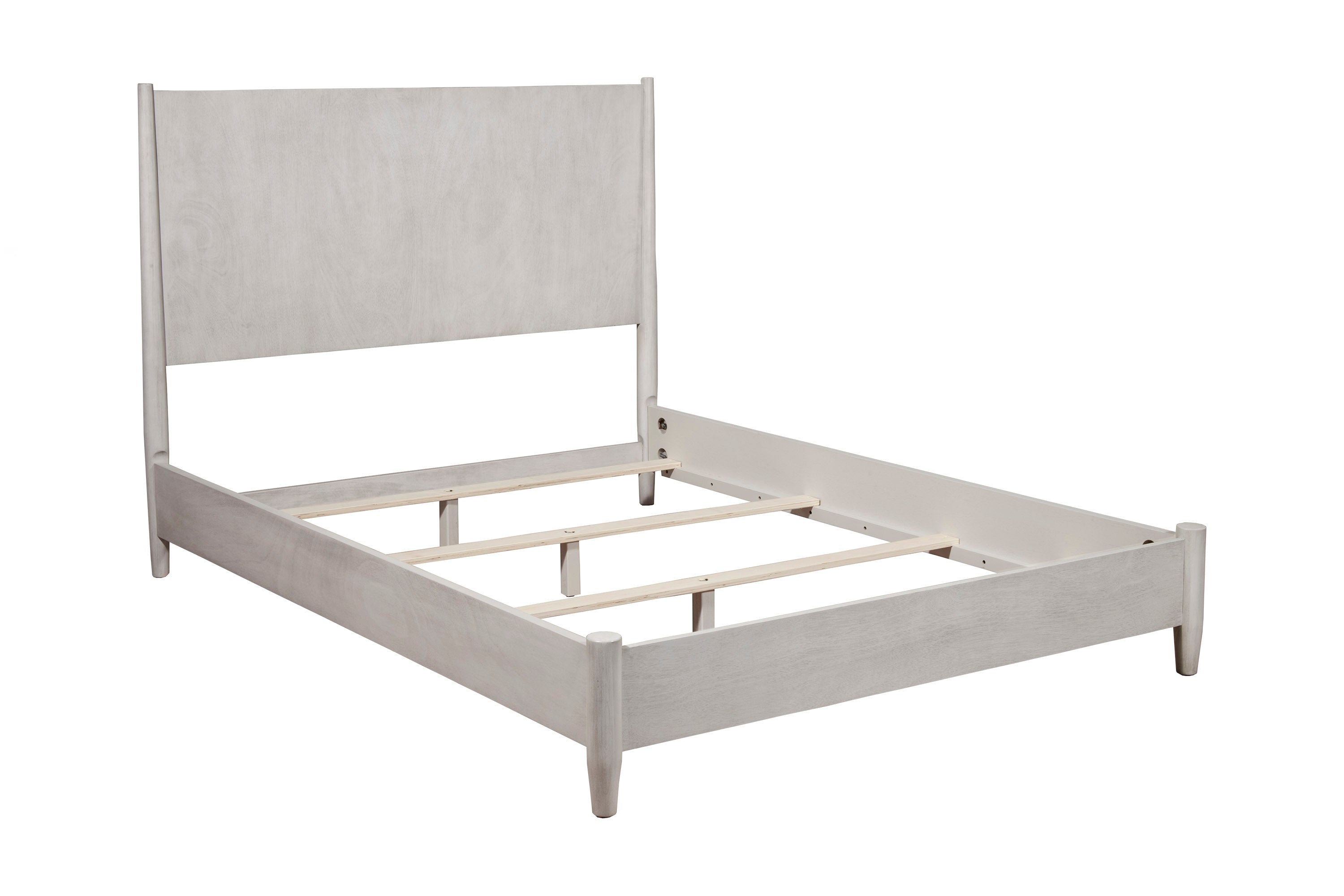Flynn California King Panel Bed, Gray