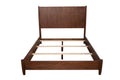 Flynn California King Panel Bed, Walnut