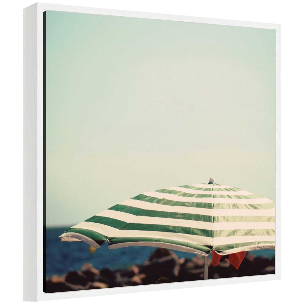 Under the Umbrella by Laura Evans Framed Canvas Wall Art Print