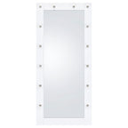 Coaster Zayan Floor Mirror, White High Gloss