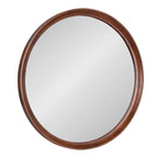 Hatherleigh Round Wood Wall Mirror