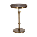 Engles Adjustable Embossed Metal Table and Plant Stand