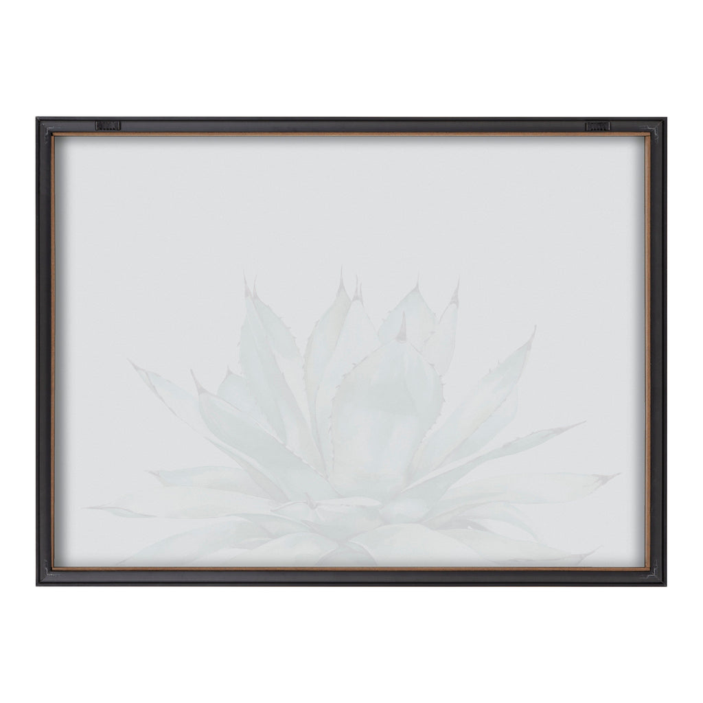 Blake Parrys Agave Framed Printed Glass by Emily Marie Watercolors
