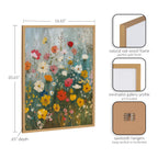 Gallery Boho Wildflower Garden Print by The Creative Bunch Studio