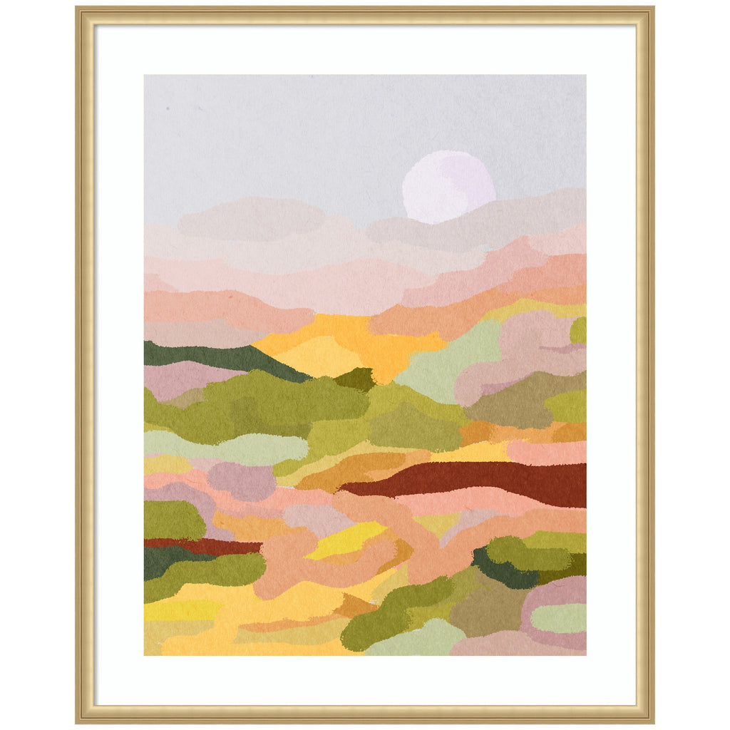 Framed Art Beautiful Landscape by July Art Prints
