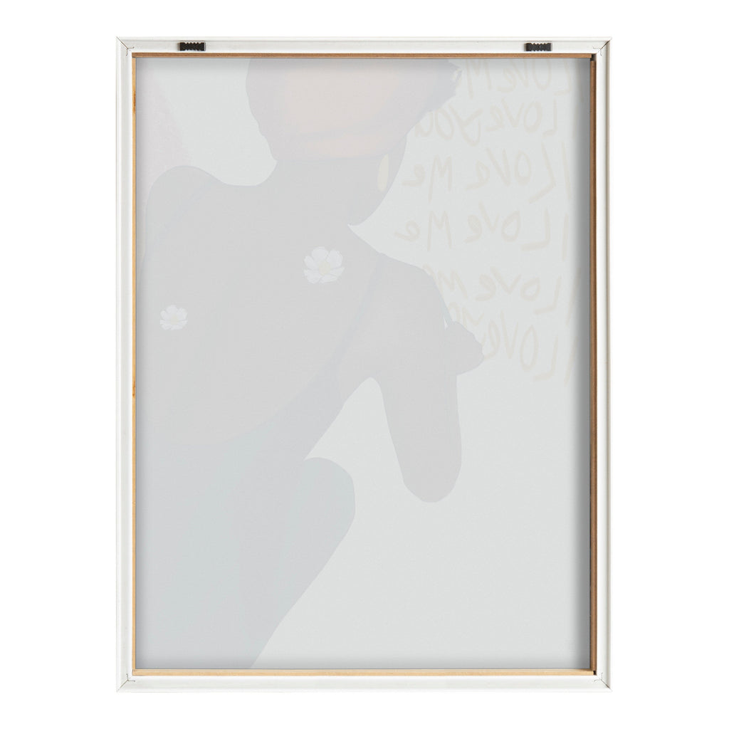 Blake I Love Me I Love You Framed Printed Glass by Mary Joak