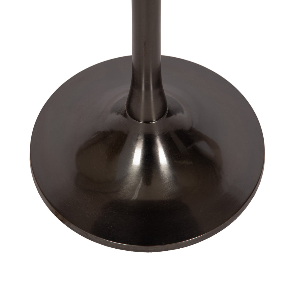 Baronet Round Marble and Metal Table