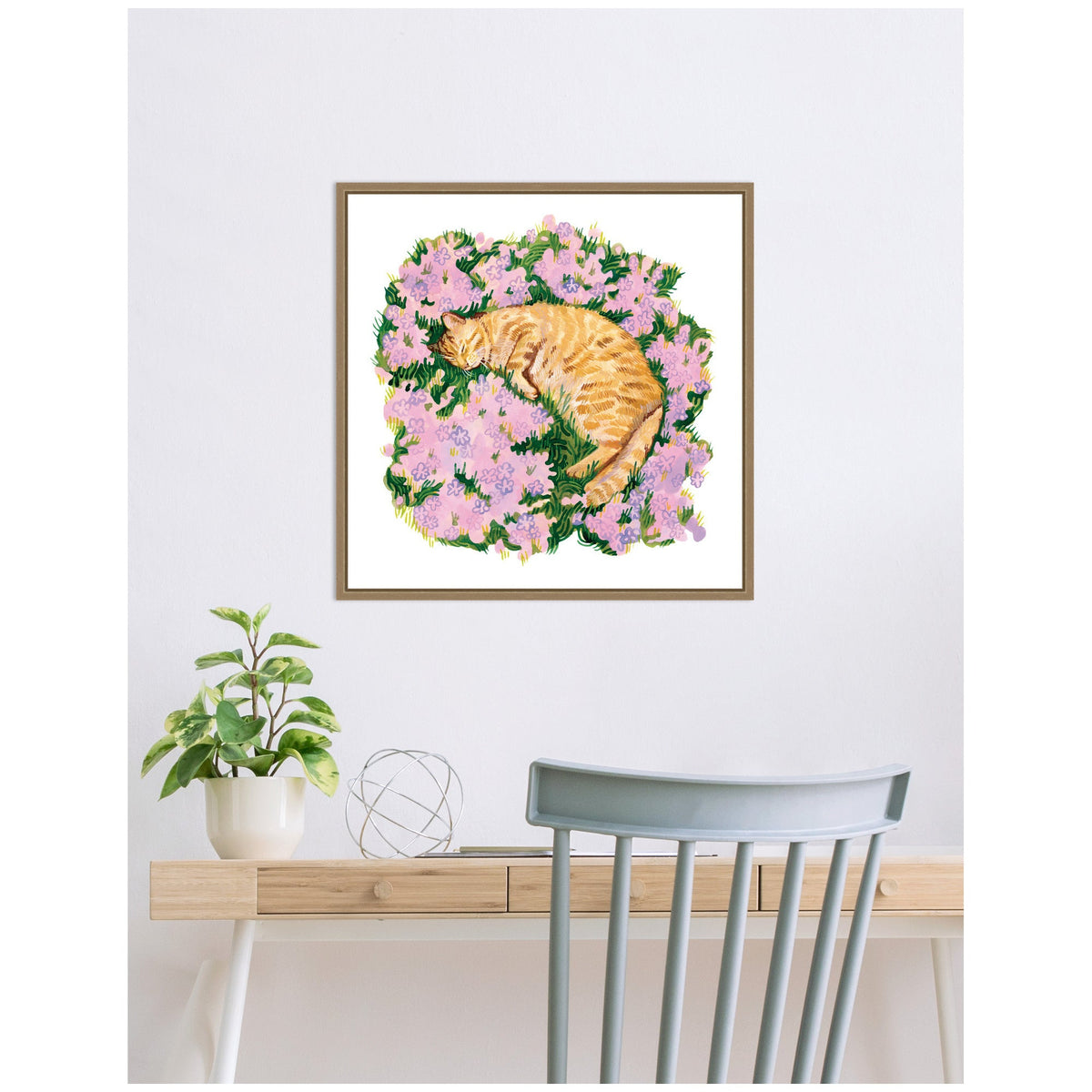 Dream on the Meadow by Lucia Gianello Framed Canvas Wall Art Print