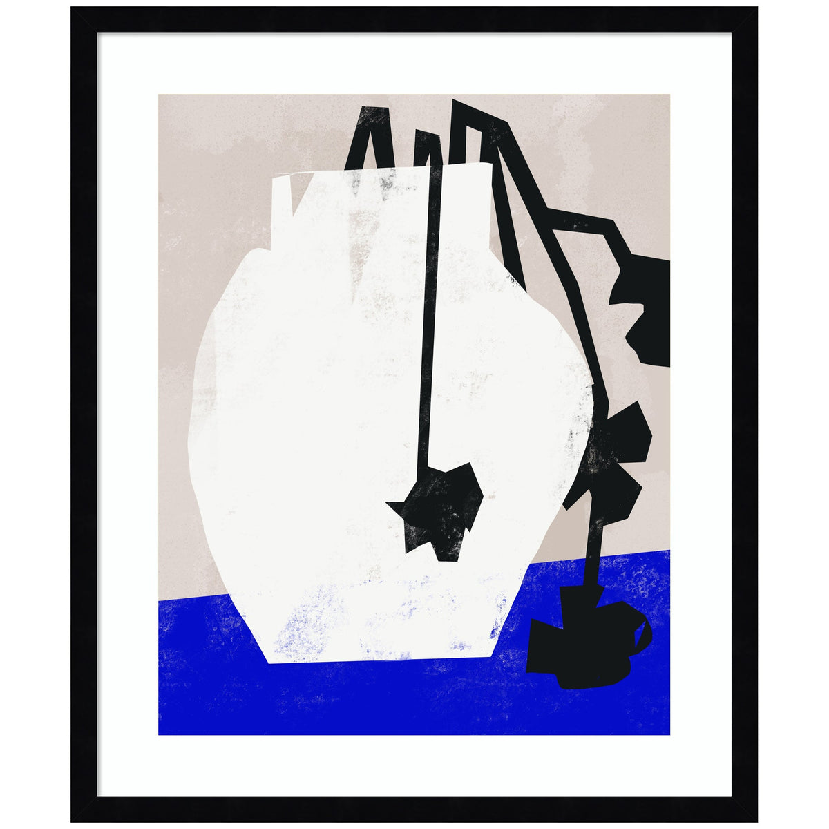 Abstract Blossoms by Little Dean Framed Wall Art Print