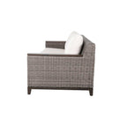 Beaufort 4-Piece Wicker Sofa Set with Swivel Rocking Chairs