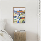 Sylvie Worlds View Framed Canvas by Giuliana Lazzerini
