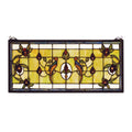 22 Inch W X 10 Inch H Lancaster Stained Glass Window