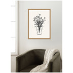 Tulips by Gabrielly Guedes Framed Canvas Wall Art Print
